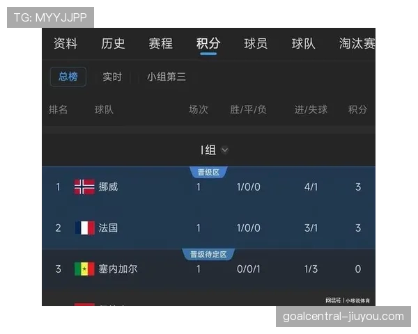 法国领跑I组：世界杯小组赛成绩整理